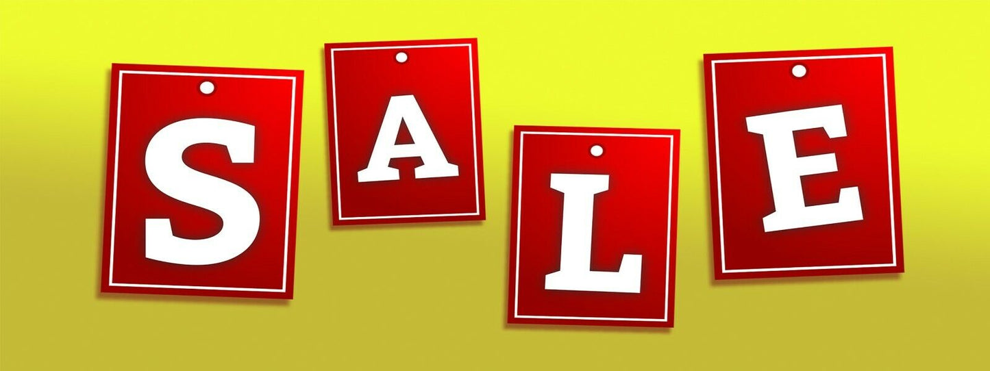 3ft x 8ft SALE Vinyl Banner- New-Free Shipping