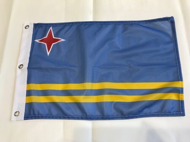 12x18 Aruba Flag 12" x 18" Car Boat Flag Banner polyester with Grommets17
