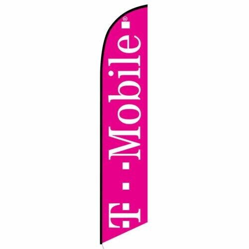 PACK OF 5 T MOBILE SWOOPER FLAGS BANNER FREE SHIPPING-FLAG ONLY