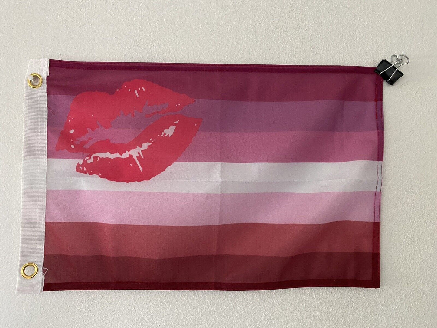 Lipstick Lesbian Flag 12" x 18" Pride Flag LGBT Z22
