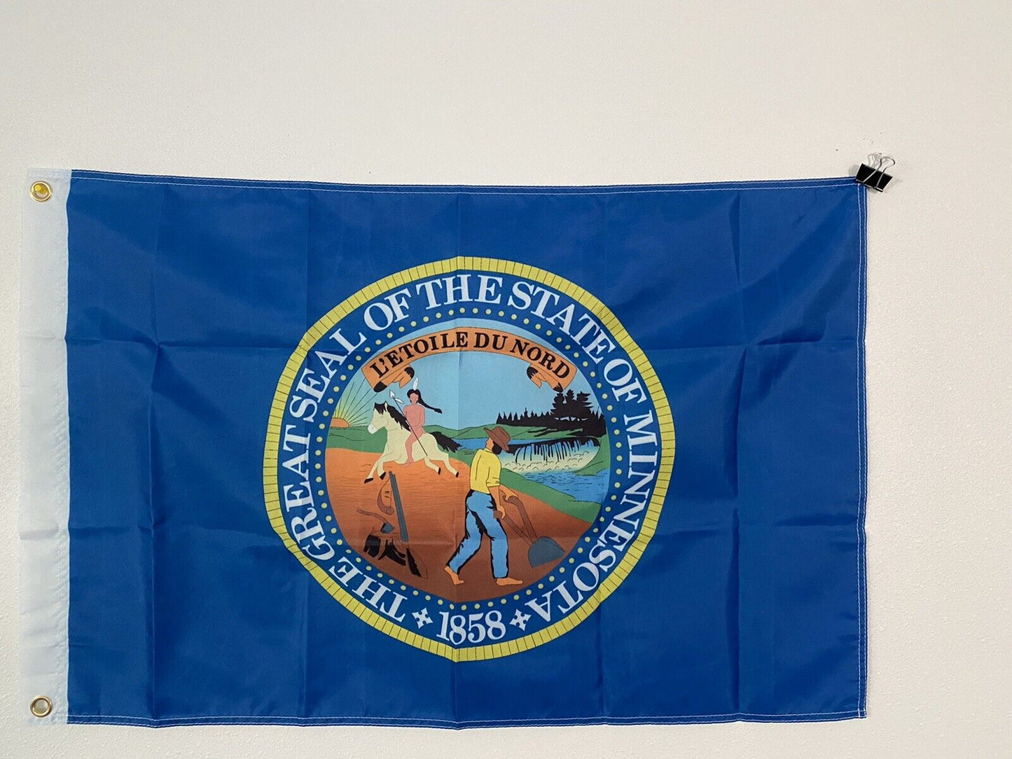 2 x 3 Feet State of Minnesota 100D Polyester Flag 2' x 3'-USA Seller-M1