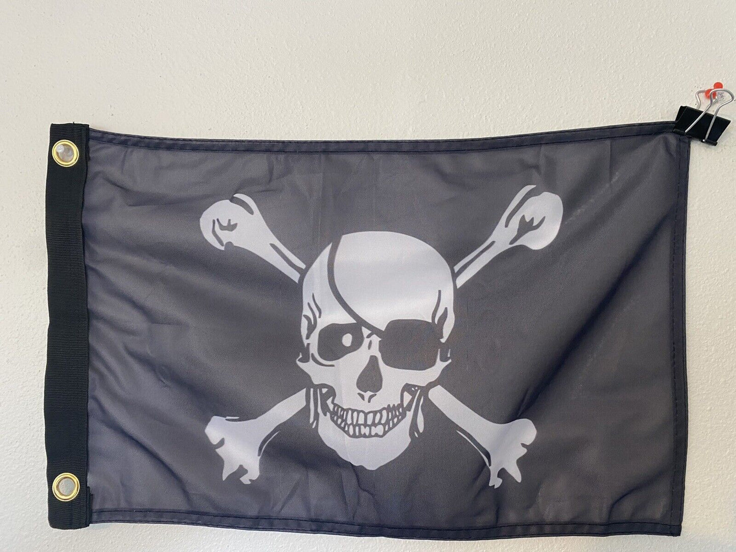 12x18 12"x18" Jolly Roger Pirate Polyester Flag Z5