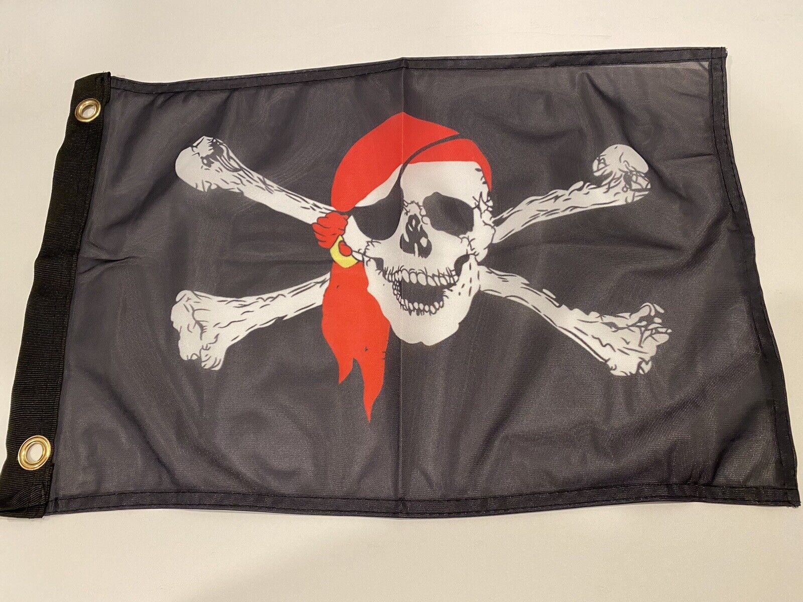12x18 12"x18" Jolly Roger Pirate Bandiera Arrendersi Barca Giardino21 - Foto 3