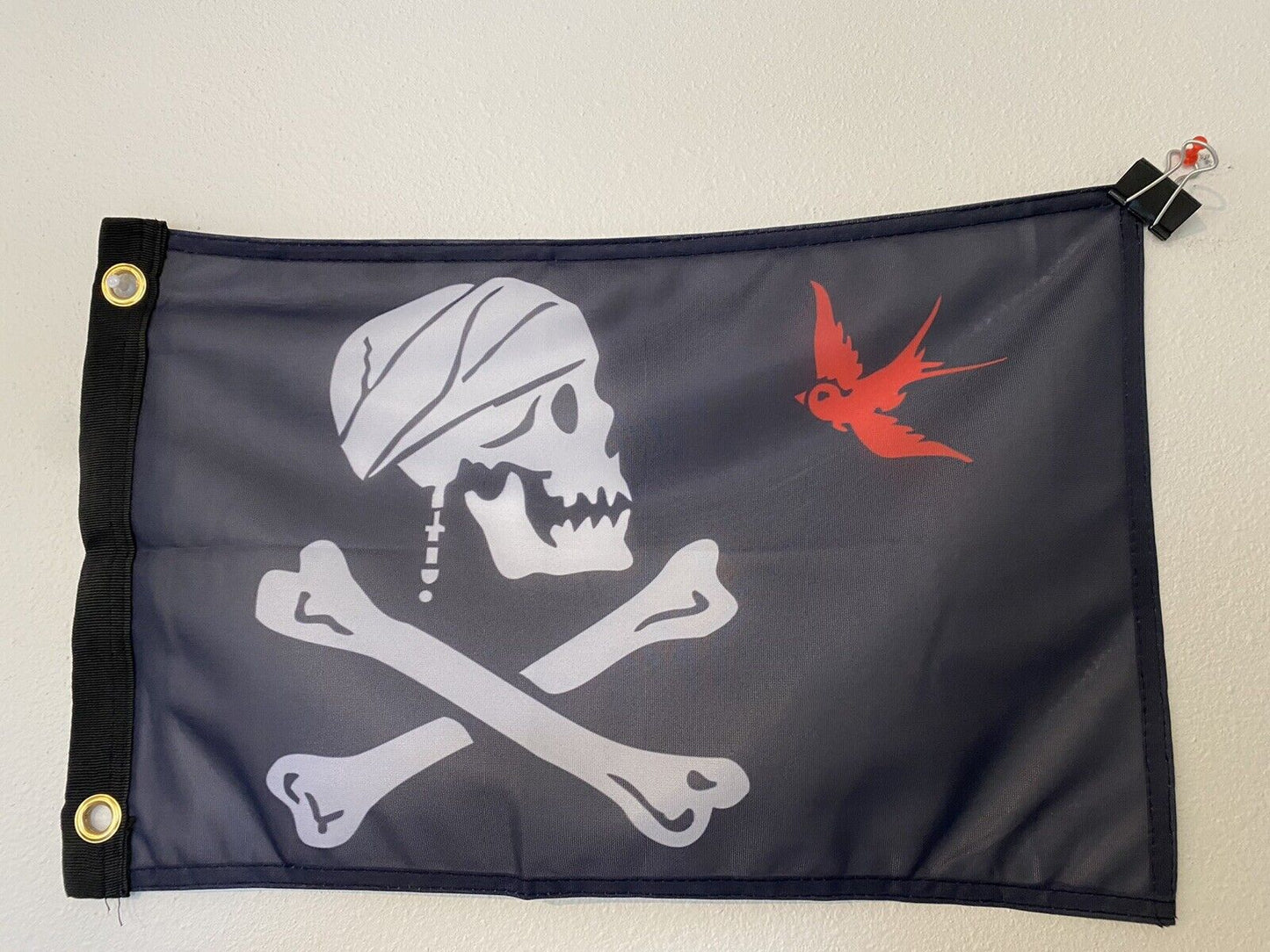 12x18 Jolly Roger Pirate Jack Sparrow Flag 12"x18" house banner polyester26