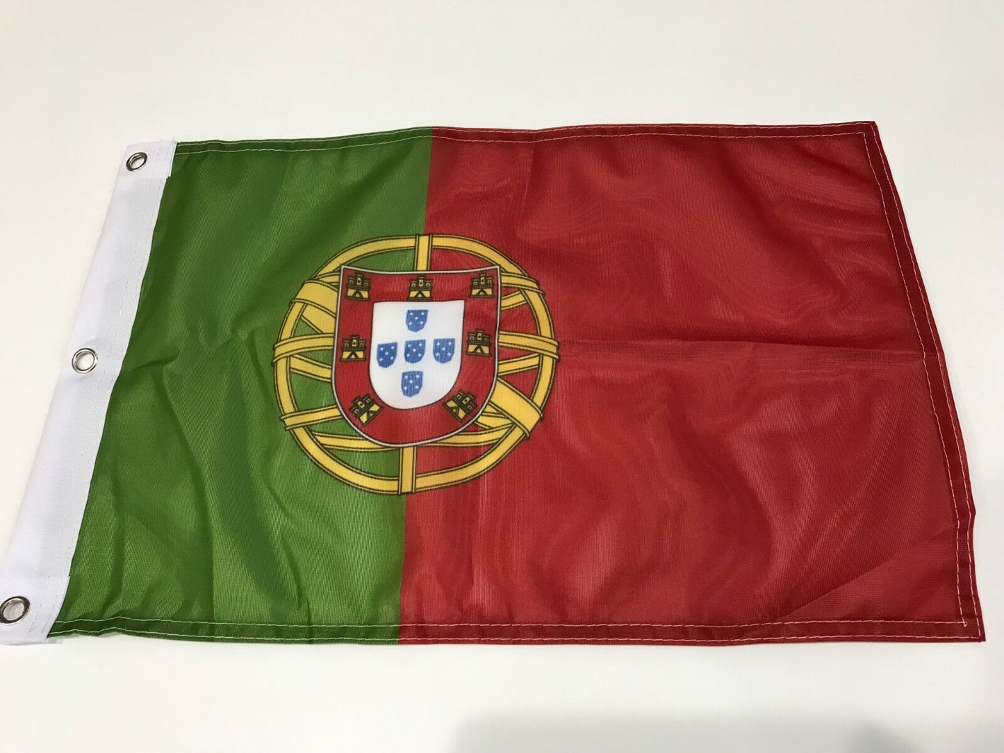 12''x18'' Portugal Portugal Super Polyester Boat Flag Banner Grommets11-Z14