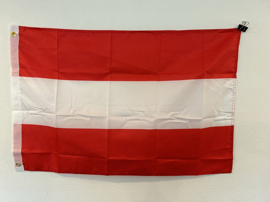 Austria Flag  2 x 3 Feet 100D Polyester Flag Banner