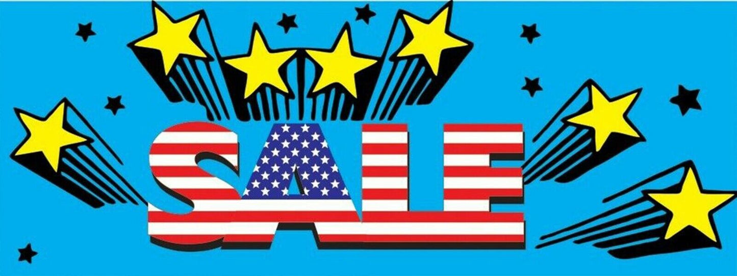 3ft x 8ft SALE Vinyl Banner- New-Free Shipping