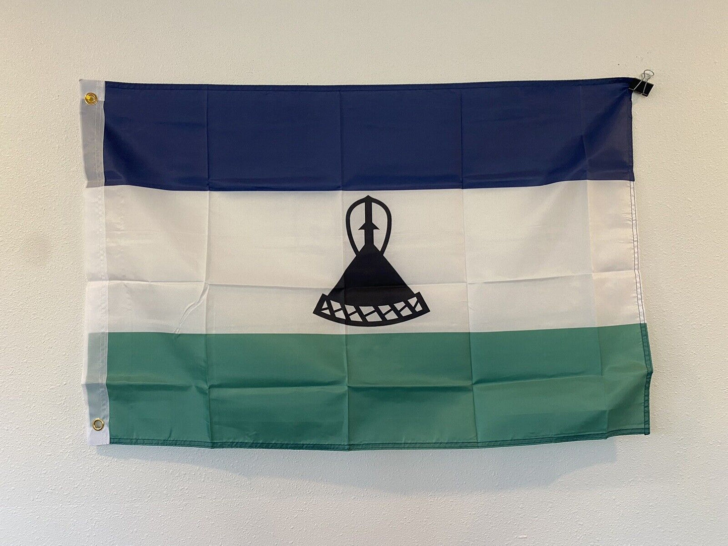2 x 3 Feet Lesotho Country 100D Polyester 2' x 3' Flag Z7