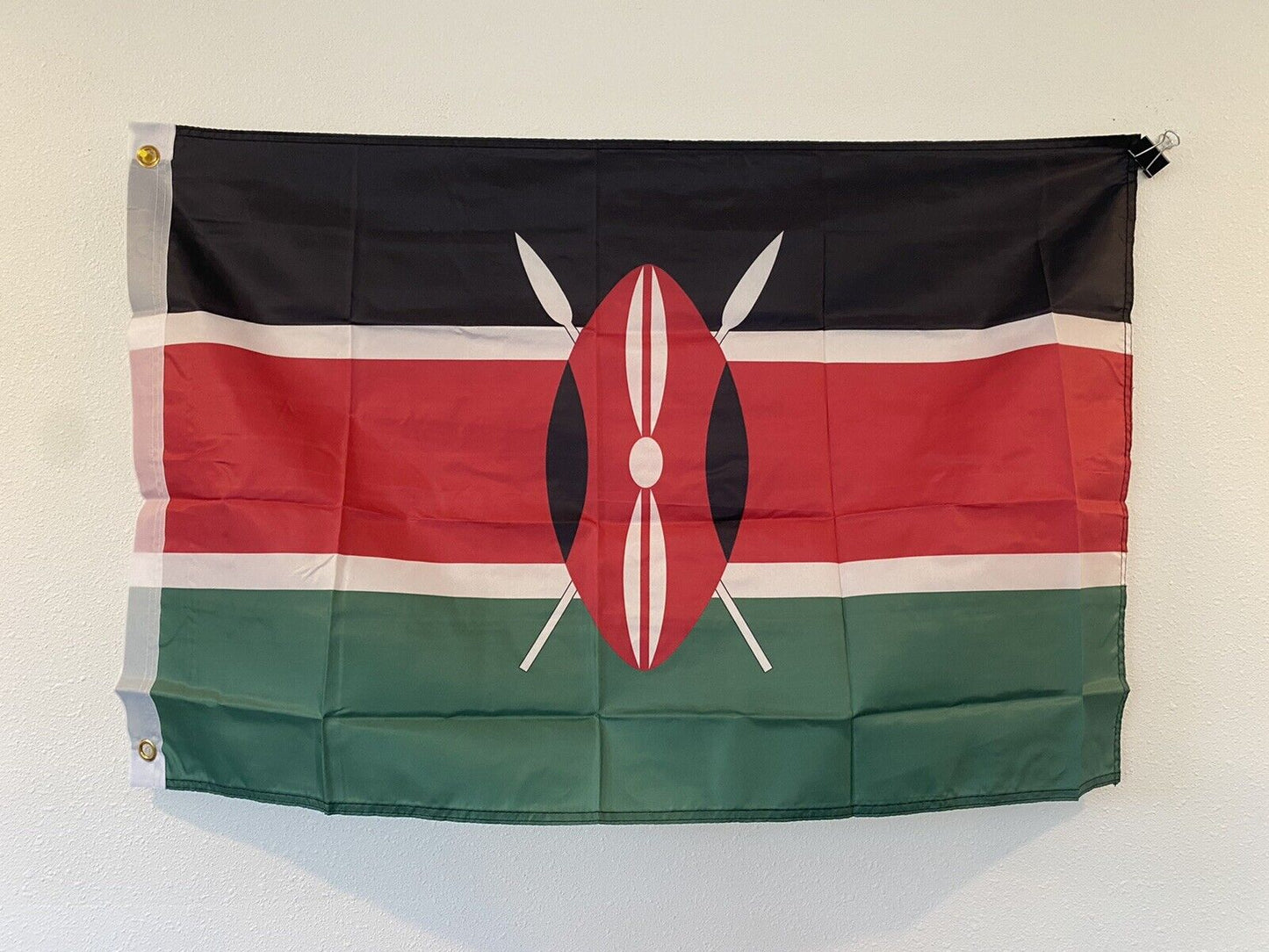 2 x 3 Feet Kenya Country 100D Polyester 2' x 3' Flag Z6