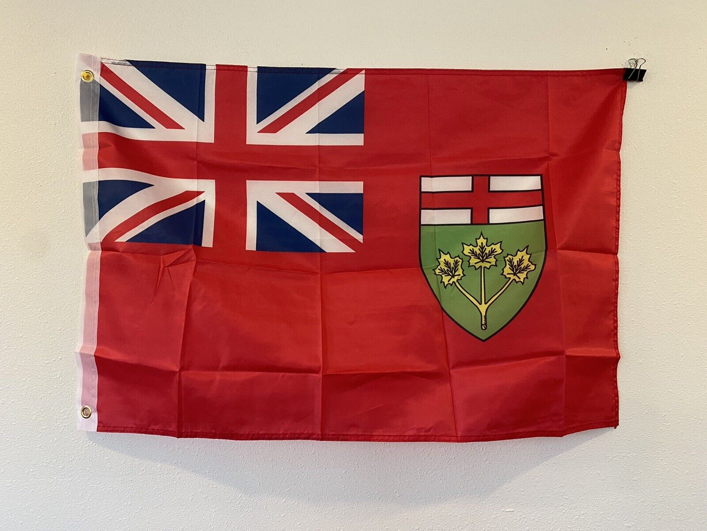 2 x 3 Feet Ontario Country 100D Polyester 2' x 3' Flag Z7