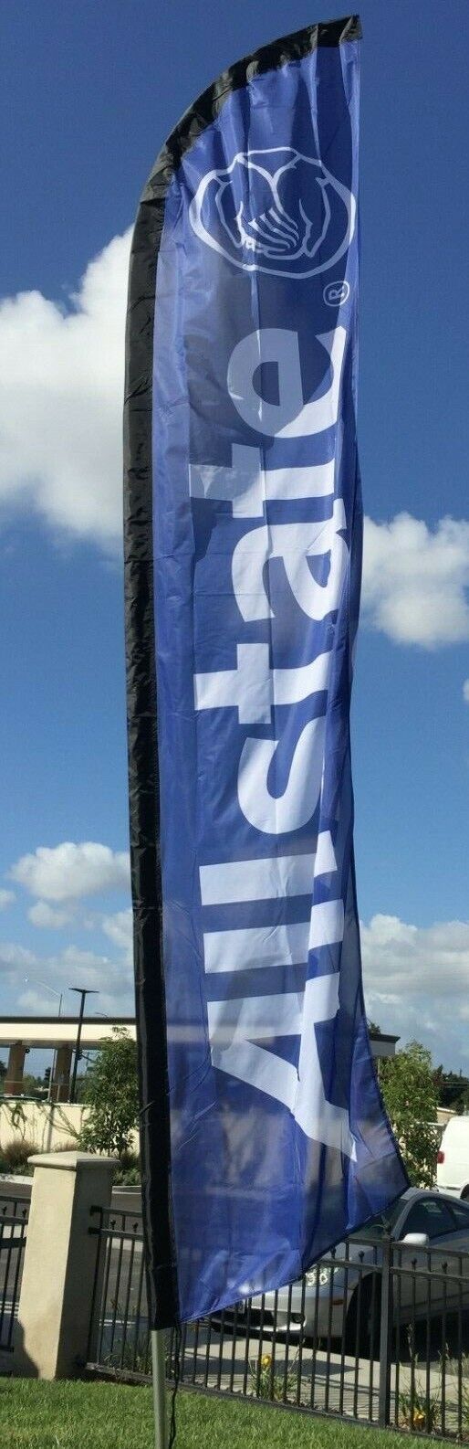 Allstate Blue Windless Swooper Flag-ON SALE!