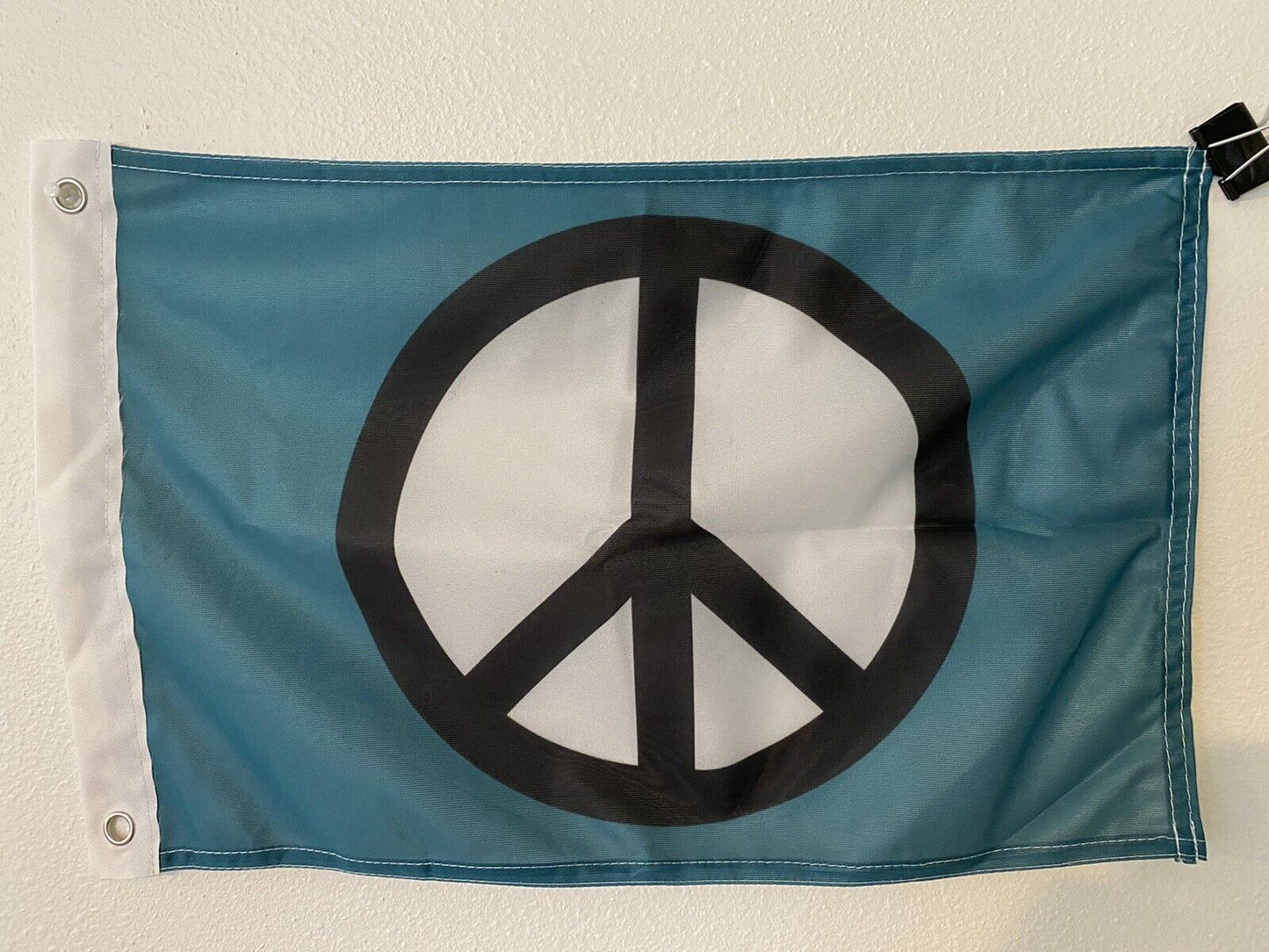 12''x18'' Peace Symbol Super Polyester Boat Motorcycle Flag Banner Grommets10