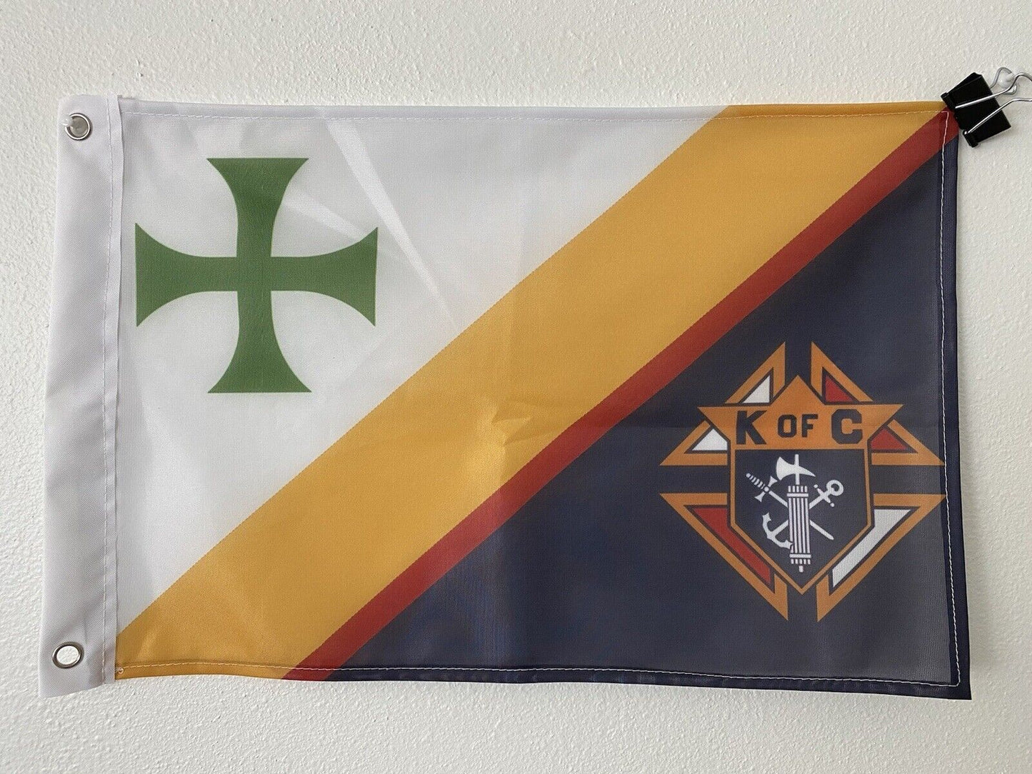 12 x 18 12"x18" Knights of Columbus Flag with Grommets11-Z14
