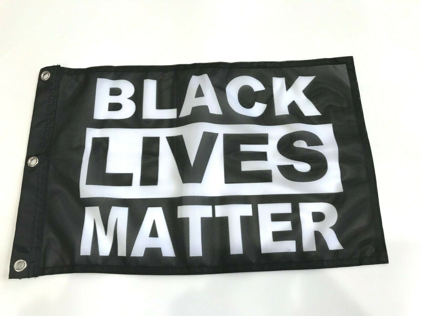 Black Lives Matter 12 x 18 inch Poly Flag - BLM - Protest flag with Grommets4