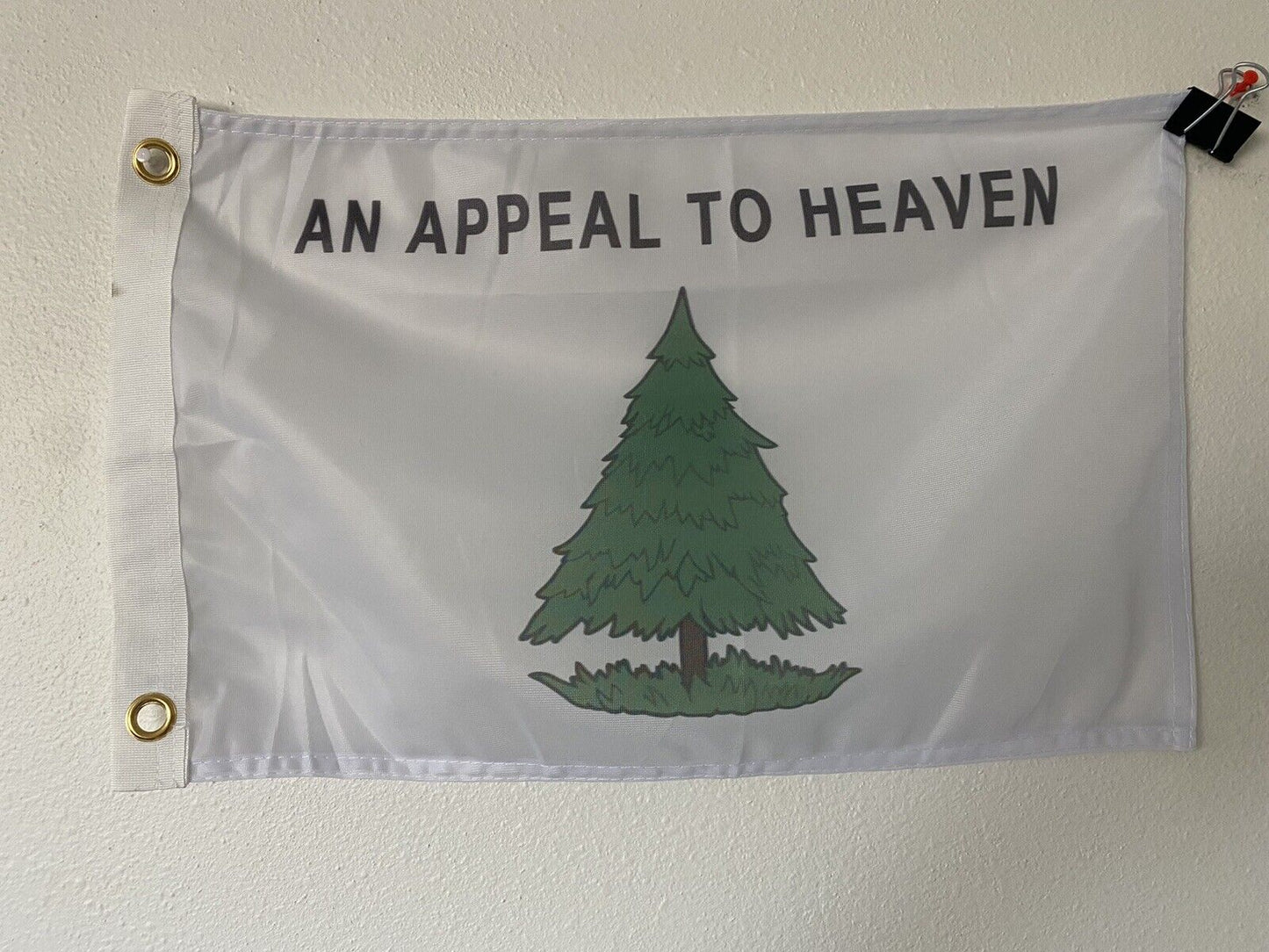 12 x 18 Liberty Tree An Appeal To Heaven Flag 12" x 18" Banner Grommets Z11