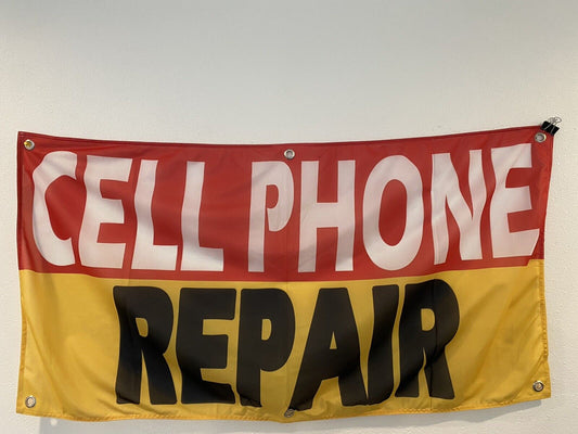 2x4 ft CELL PHONE REPAIR Banner  Sign -Super Polyester Fabric-New Z24