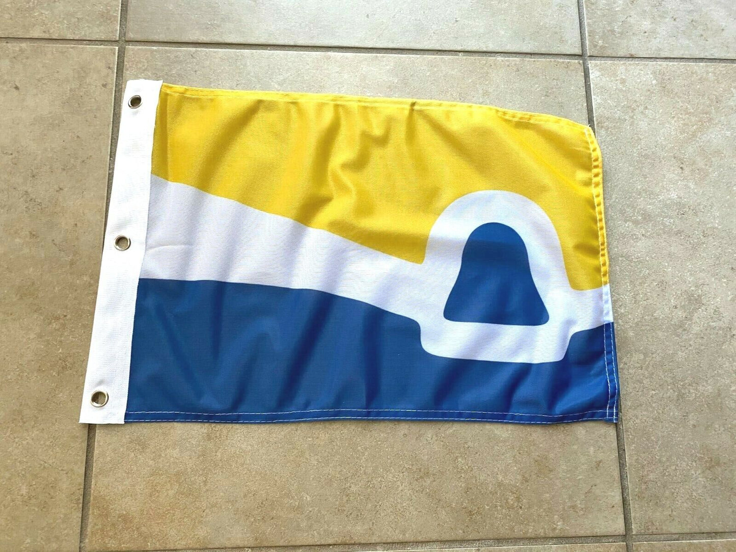 12 x 18 12" x 18" City San Luis Obispo, California Flag Banner Grommets39