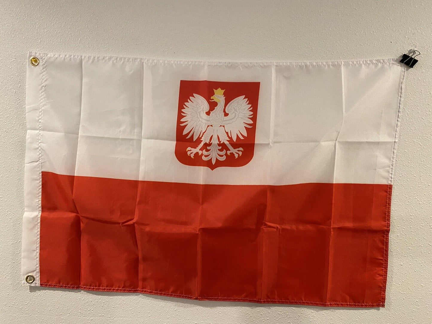 2 x 3 Feet Poland Eagle 100D Polyester Flag -USA Seller M1