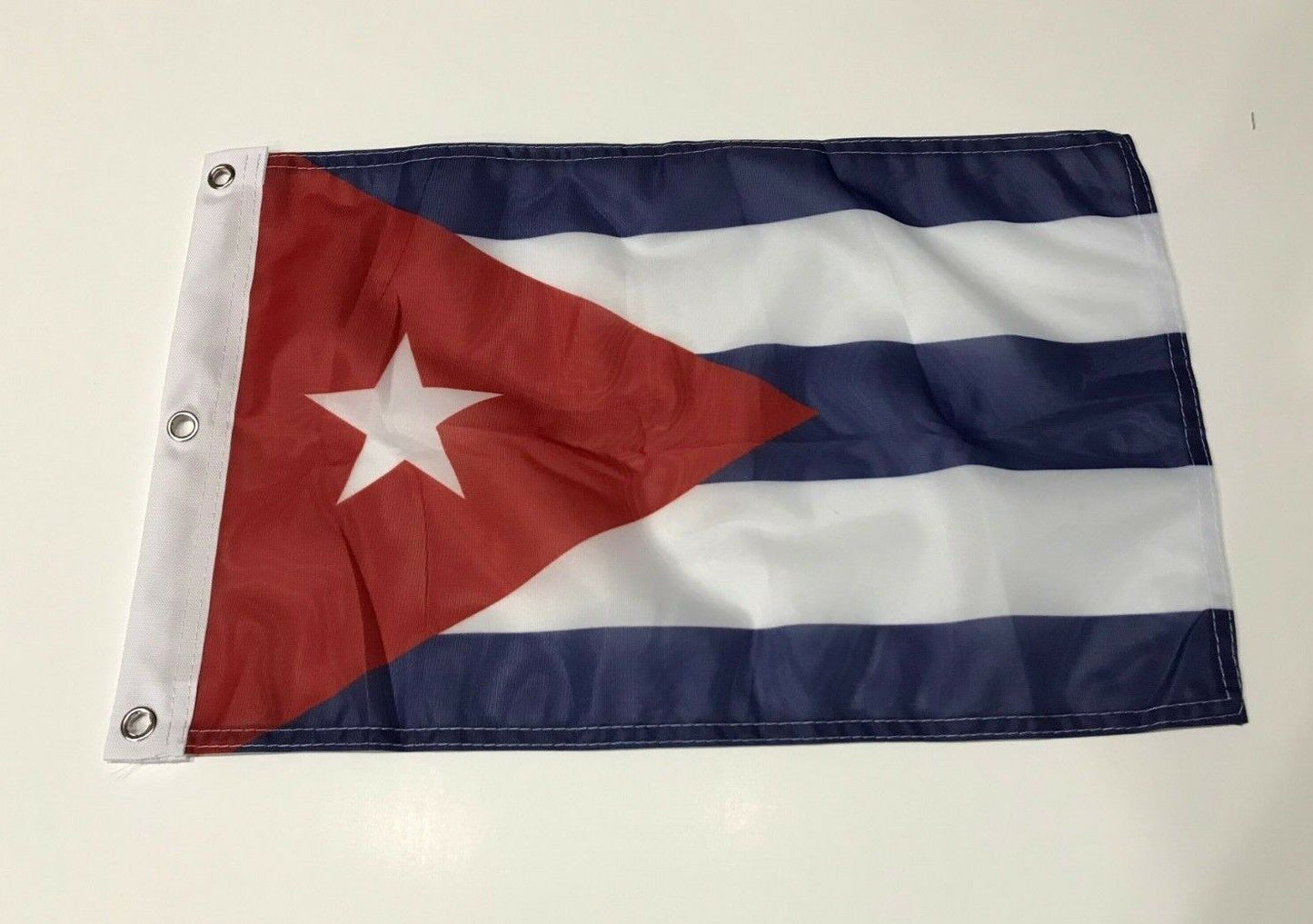 12''x18'' Cuba Super Polyester Boat Flag Banner Grommets-USA Seller7