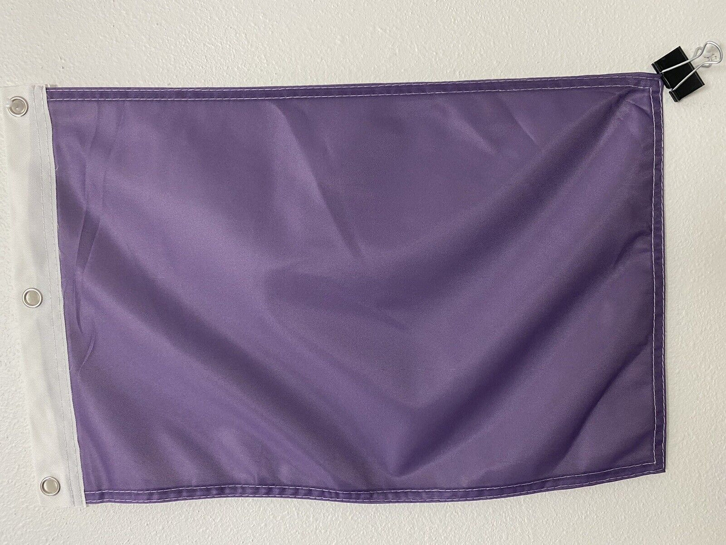 12x18 12"x18" Solid Purple Grommets Flag Boat Car Garden21