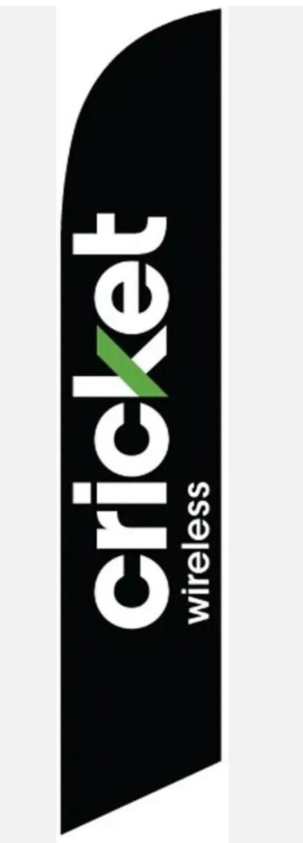 PACK OF 7 CRICKET MOBILE WINDLESS SWOOPER FLAGS BANNER FREE SHIPPING-FLAG ONLY