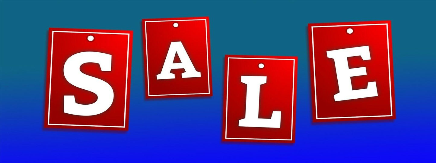 3ft x 8ft SALE Vinyl Banner- New-Free Shipping