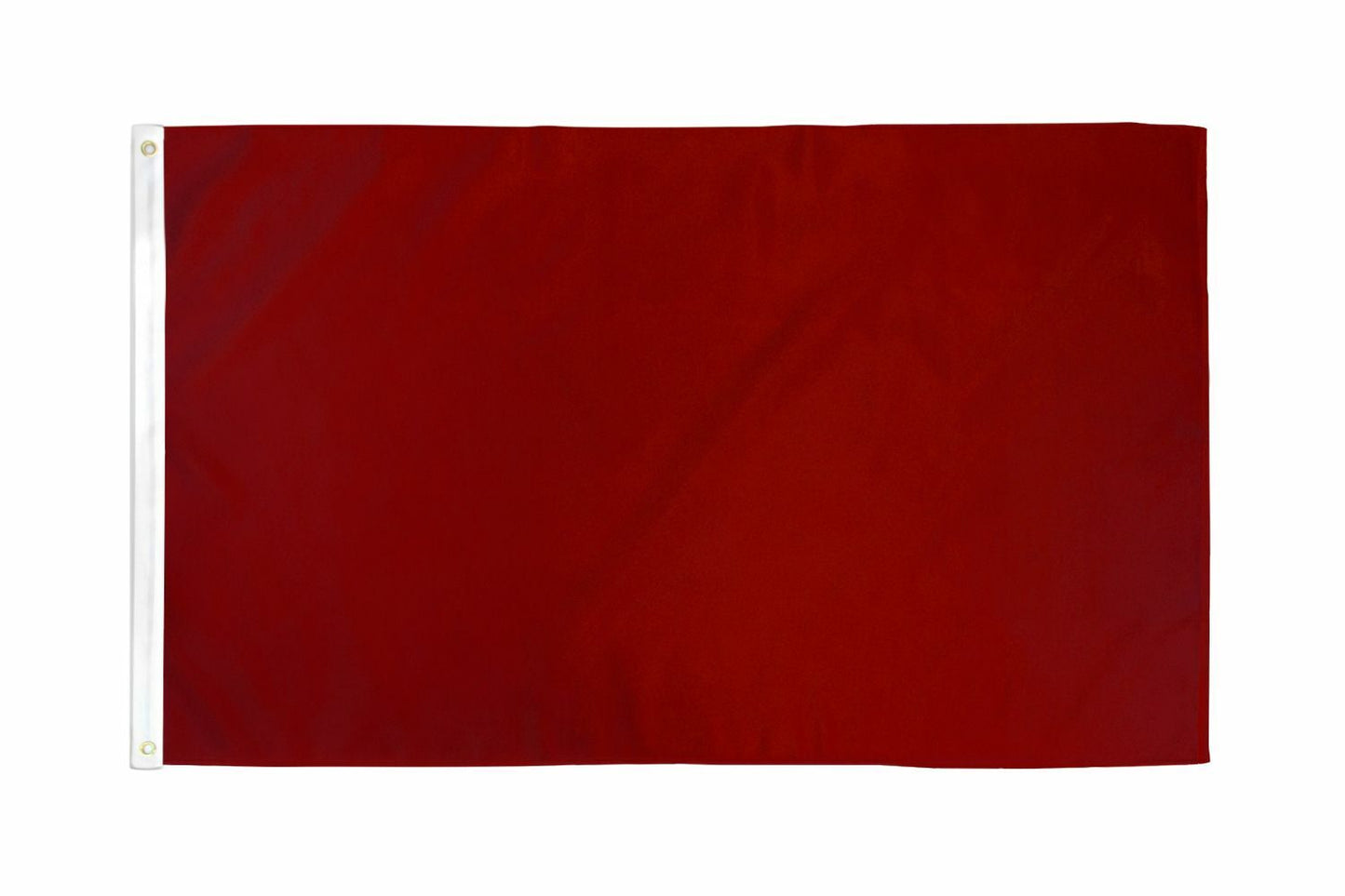 PACK of 2 flags Burgundy Solid Blank Color Flag 2'x3' Banner Grommets
