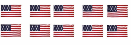 20 PACK - 3' x 5' ft. USA US U.S. American Flag Stars Grommets United State