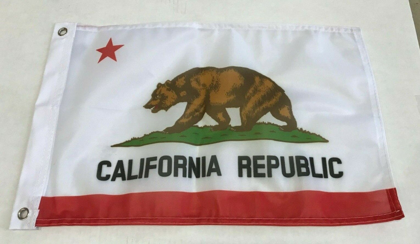 12x18 12"x18" State of California SuperPoly Boat Car Flag -On Sale!1