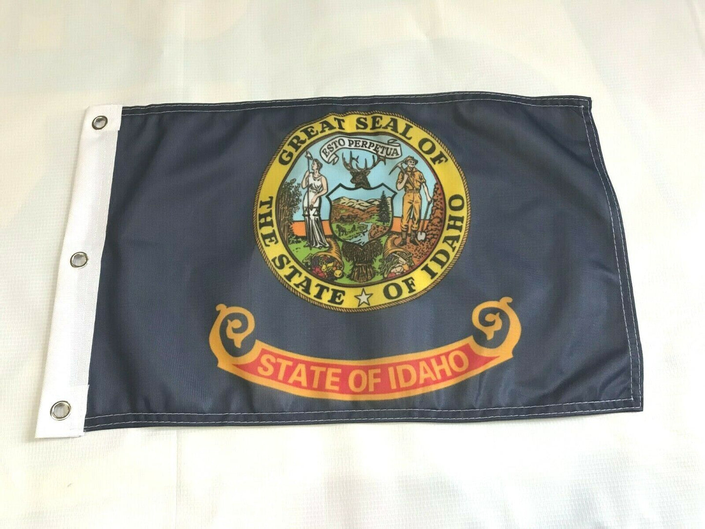 12x18 12"x18" State of Idaho Sleeve Flag Boat Car Garden 3 Grommets8-Z10