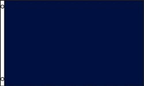 New Plain Navy Blue Flag Super Poly 3x5 Flag Banner Solid Color-New