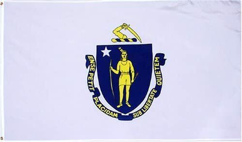 Massachussets 3 x 5 FT Flag New