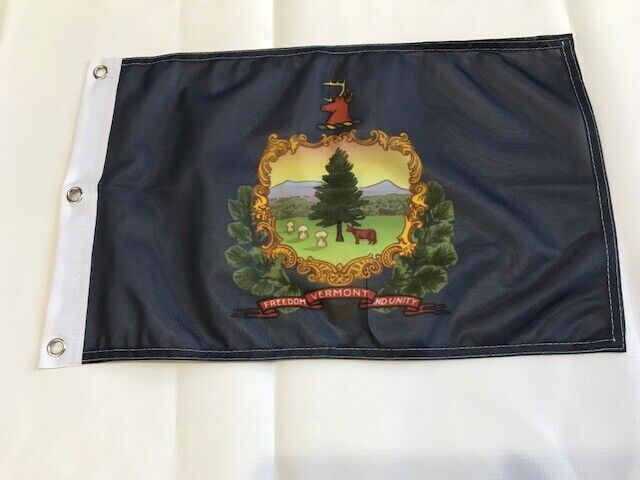 12x18 12"x18" State of Vermont With 3 Grommets Flag Boat Car Garden 2