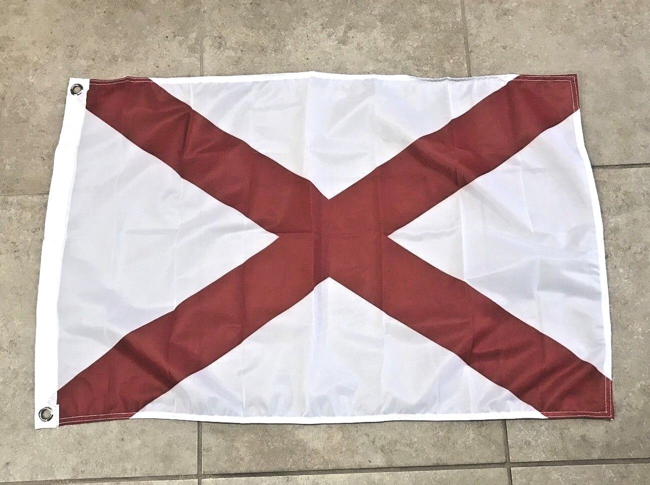 2x3 Alabama Flag Super Poly Premium Quality Flag 2'x3' Banner Grommets30