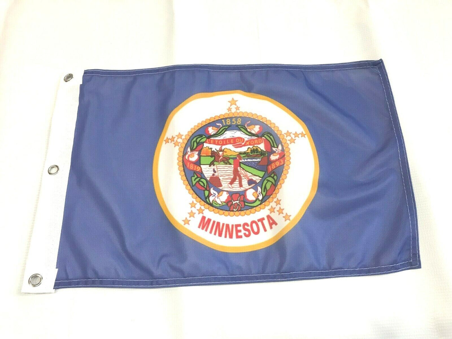 12x18 12"x18" State of Minnesota Sleeve Super Polyester Flag Boat Car Garden17
