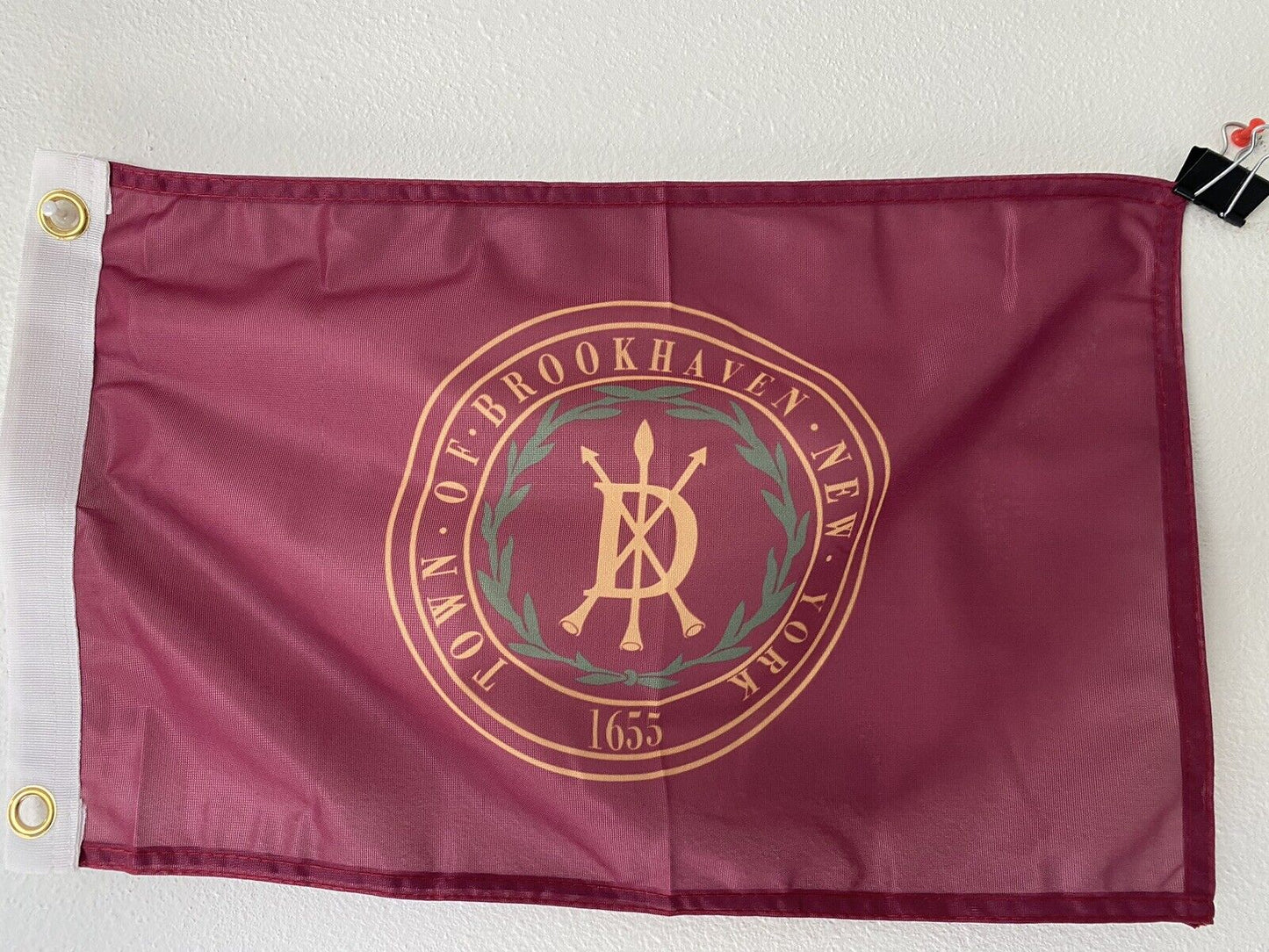 12" x 18" City of Brookhaven, New York Flag Polyester Flag Banner-Z19