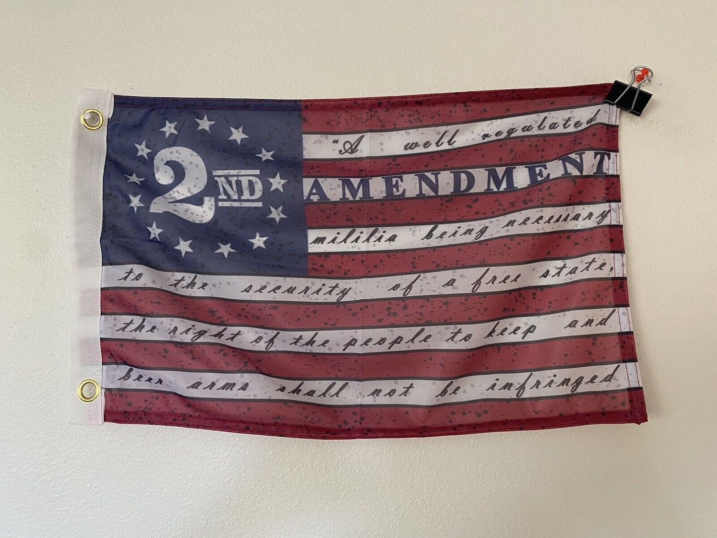 12x18 12"x18" 2nd Amendment Polyester Flag Z13
