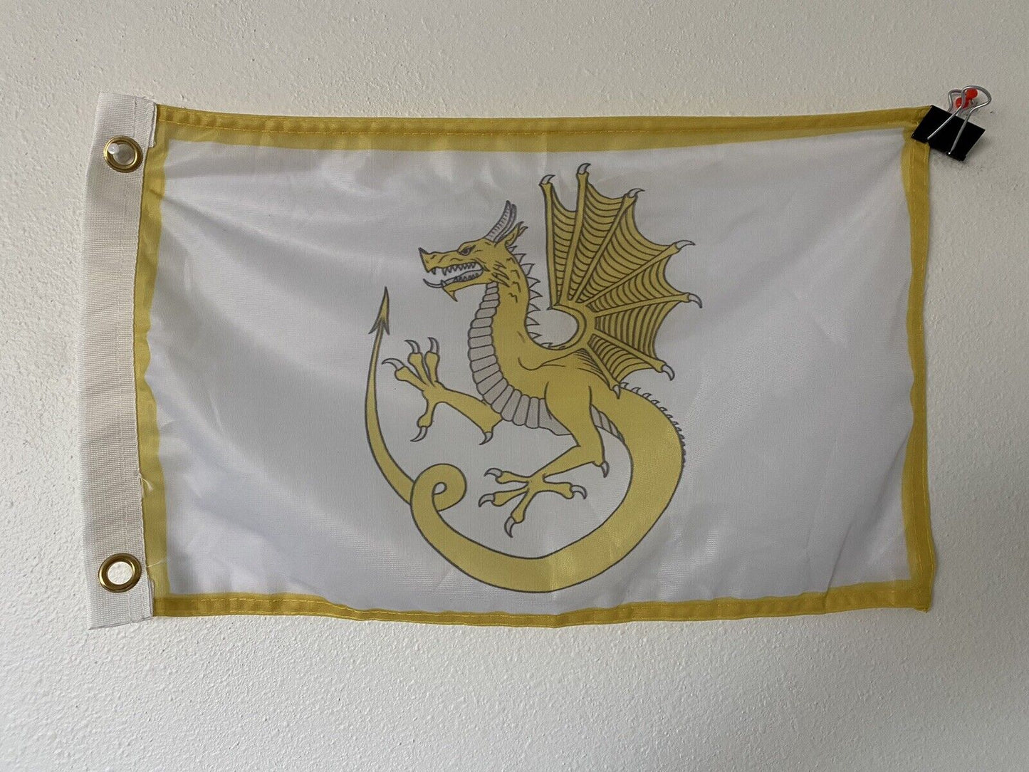 12 x 18 Golden Dragon Welsh Flag 12" x 18" Polyester Flag Banner Grommets Z11