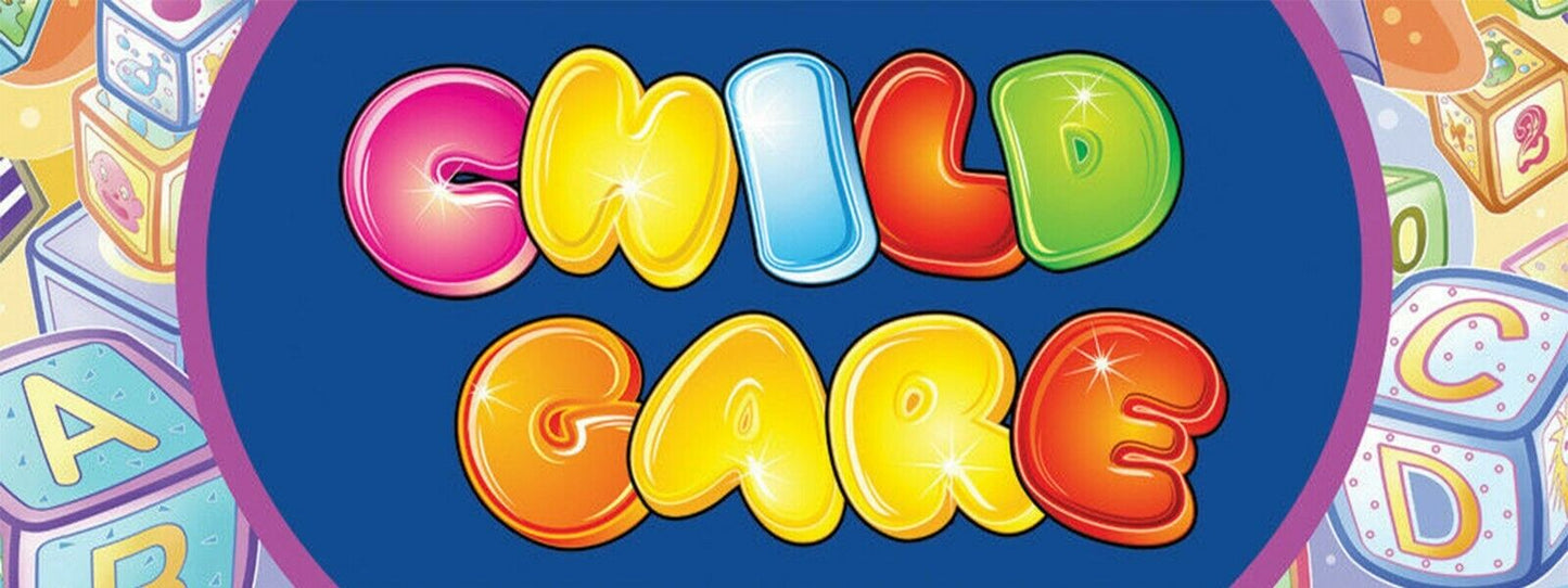 3ft x 8ft Child Care Vinyl Banner- New-Free Shipping