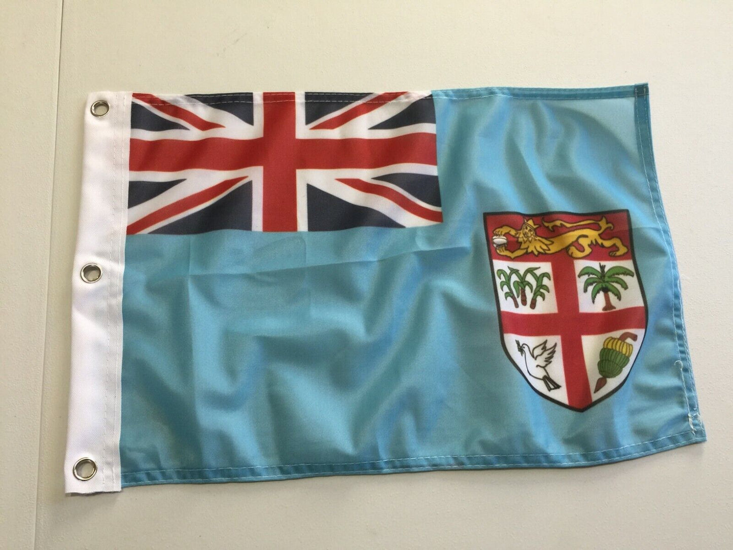 12 x 18 Fiji Flag 12" x 18" Banner Grommets House Banner Premium 6