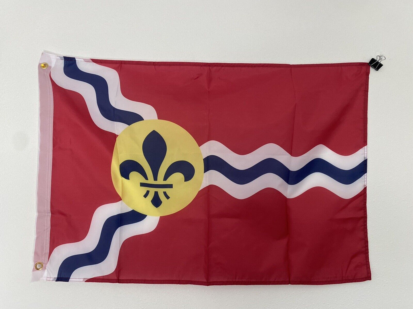 2 x 3 Ft 2' x 3' St Louis Flag City of Saint Louis Missouri Banner Grommet Z18