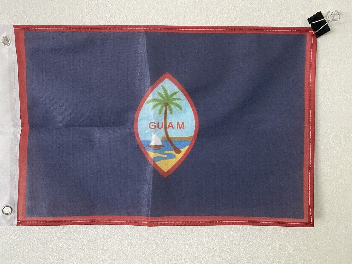 Guam 12" x 18" 12x18 Polyester Flag 14