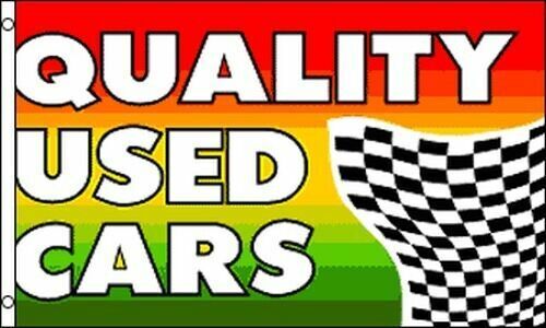 QUALITY USED CARS Flag 3x5 ft Business Advertising Sign Car Auto Dealership-New