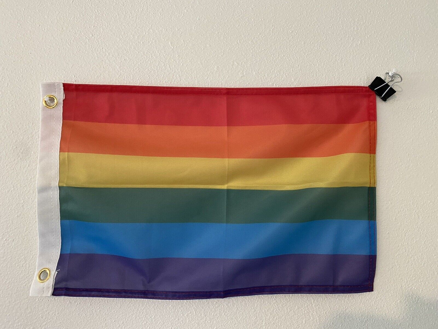 12x18 12"x18" Gay Pride LGBT Rainbow Polyester Flag indoor outdoor Z22