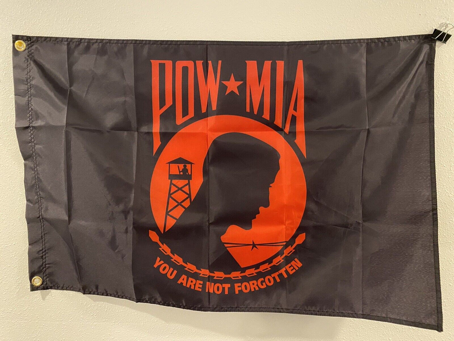 2 x 3 Feet POW You Are Not Forgotten r/b 100D Polyester Flag -USA Seller M1