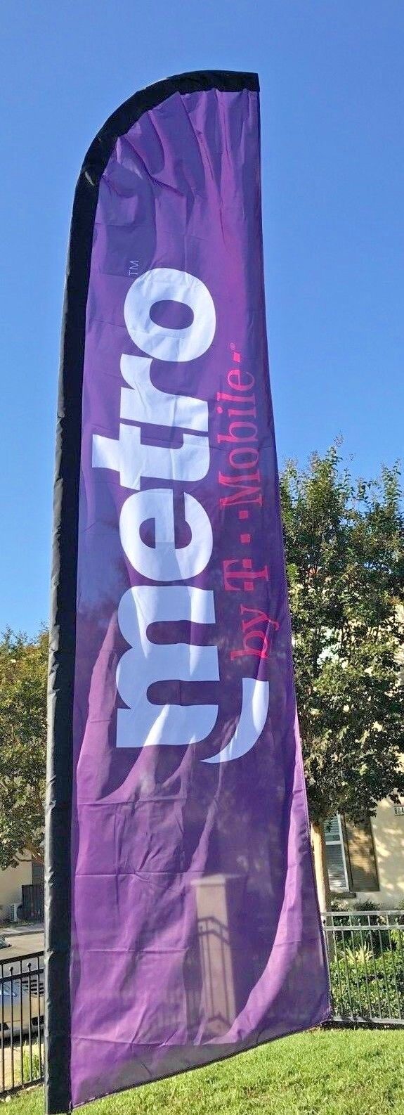 Metro by T Mobile SWOOPER FLAG- Windless Flag only-Purple-On Sale!