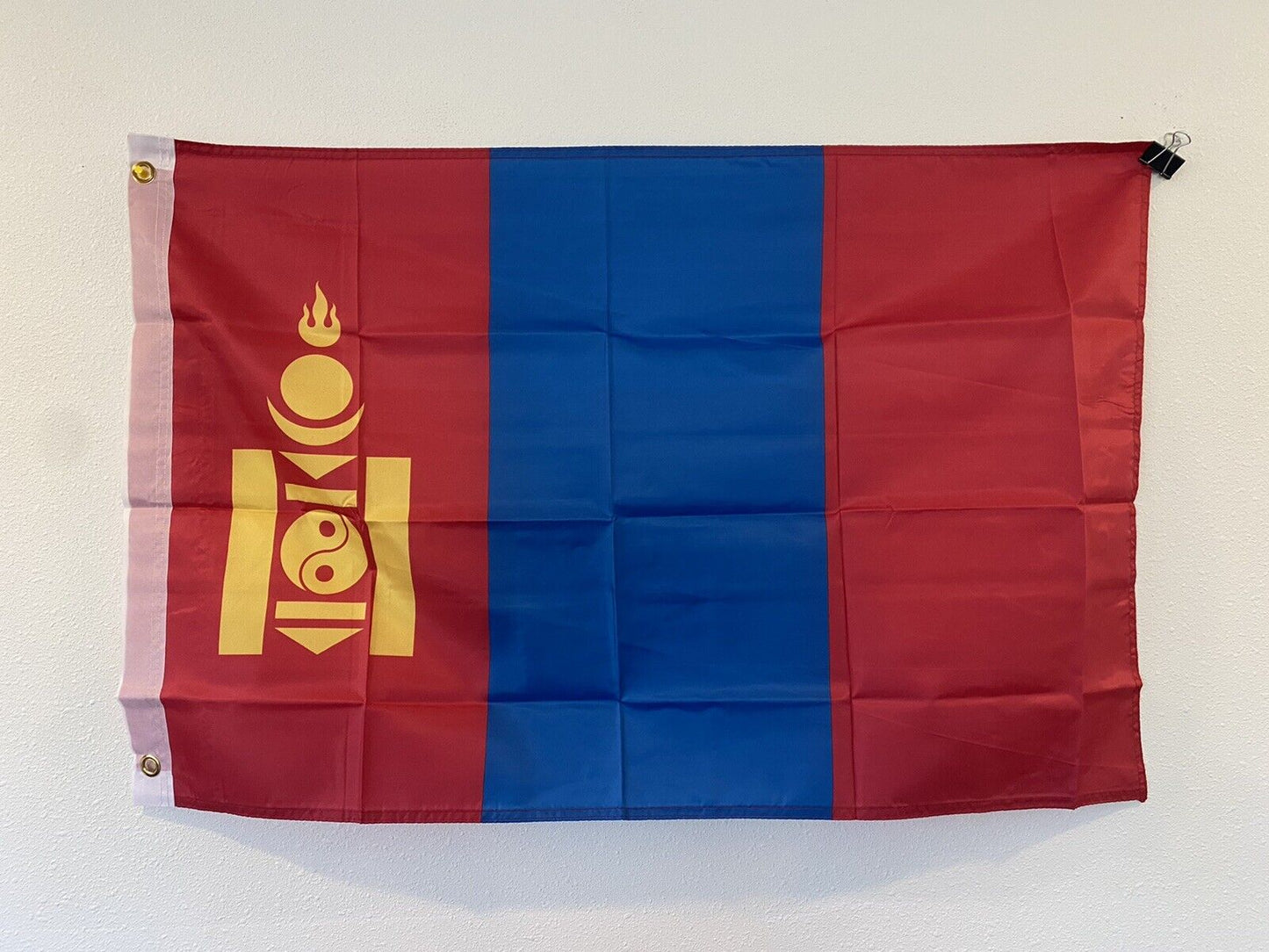2 x 3 Feet Mongolia Country 100D Polyester 2' x 3' Flag Z6