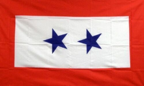 3'x5' US 2 Blue Stars Son Daughter in Service Flag Military Vet Veteran-New