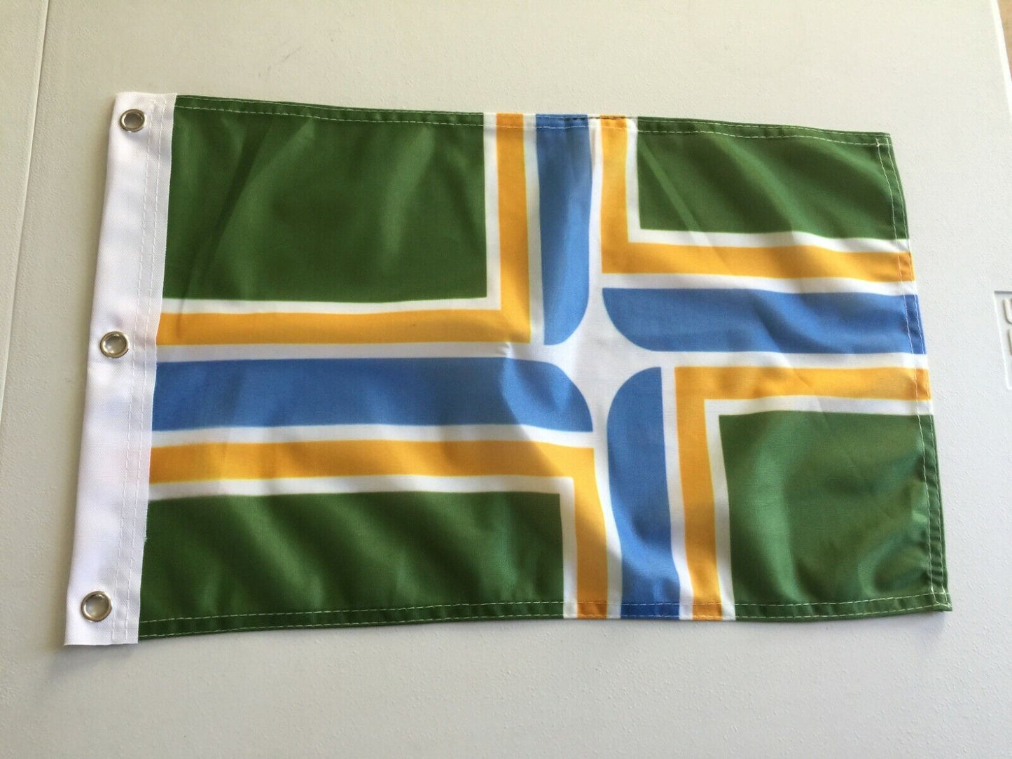 12" x 18" City of Portland Oregon Premium Quality Flag 12x18 Banner Grommets 6
