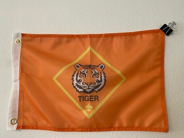 12 x 18 12" x 18" Cub Scout Rank Tiger, Wolf, Bear Flag Polyester Flag-New